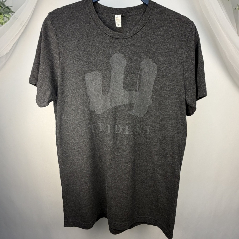 Bella + Canvas Trident Boulder, CO T Shirt Adult M Heather Gray Graphic